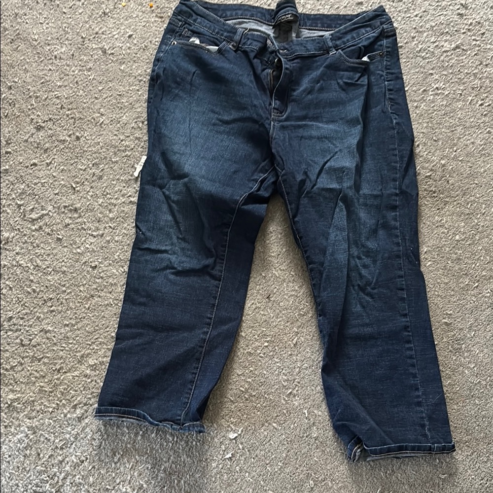 Venezia Dark Blue Ankle Jeans